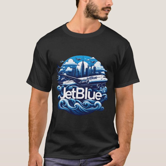 Jetblue Airbus T Shirt (Framsida)