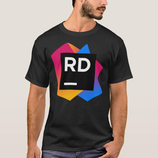 ♥ JetBrains Rider Icon Classic T-Shirt (Framsida)