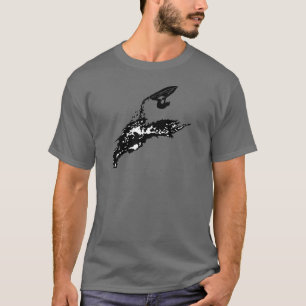 Jeten skidar stort hopp t shirt