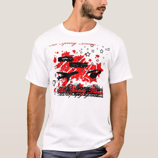 jetflygplan tee shirt (Framsida)