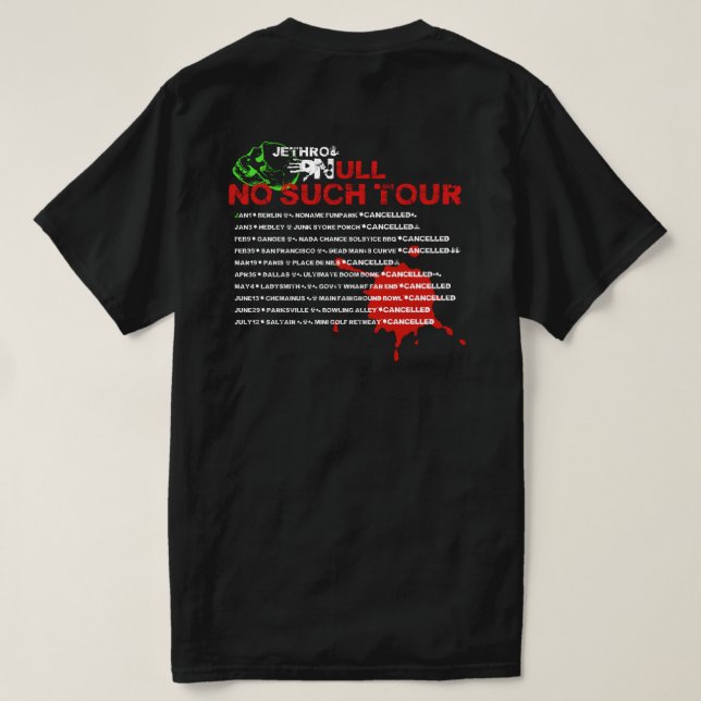Jethro Null No sådant Tour T Shirt (Design baksida)