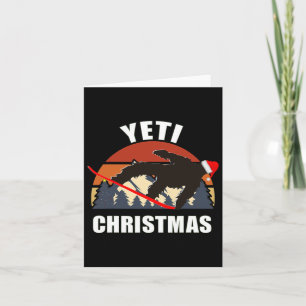 Jeti jul - Bigfoot Snowboarding Wearing Red Kort