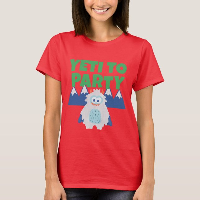 Jeti till Vuxen Party T Shirt (Framsida)