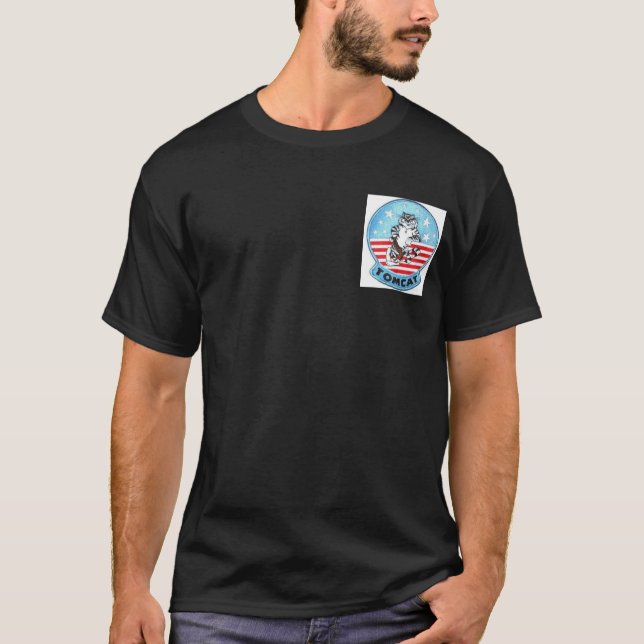 JETKÄMPE FÖR TOMCAT F-14 TEE (Framsida)