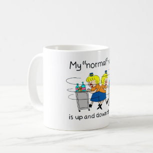 Jetlagged tecknad min det normalarutt 11 uns kaffemugg