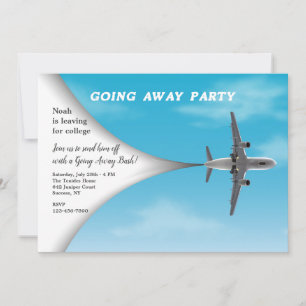 Jetliner Going Away-inbjudan Inbjudningar