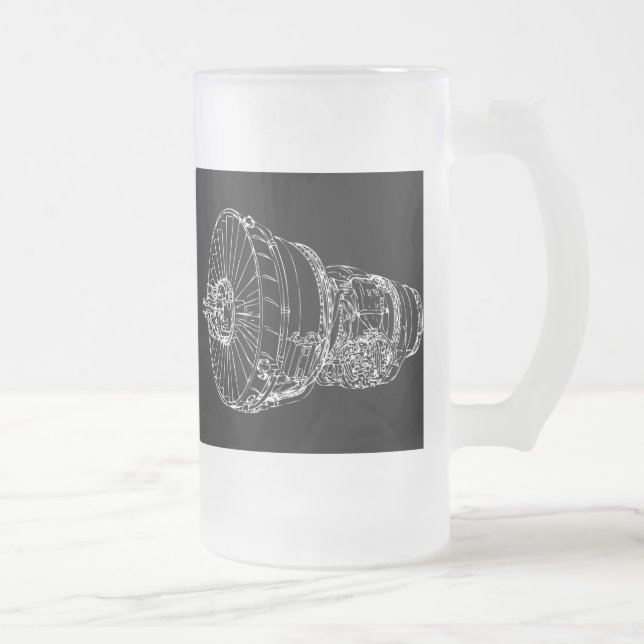 Jetmotor Frostat Ölglas (Höger)