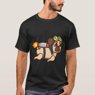 Jetpack Adventure Pug's T Shirt