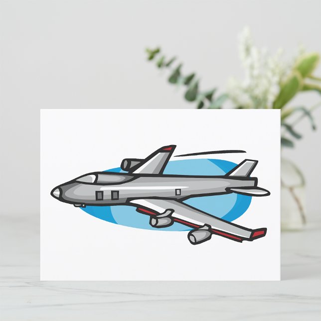 Jetplan för flygentusiaster inbjudningar (Skapare uppladdad)