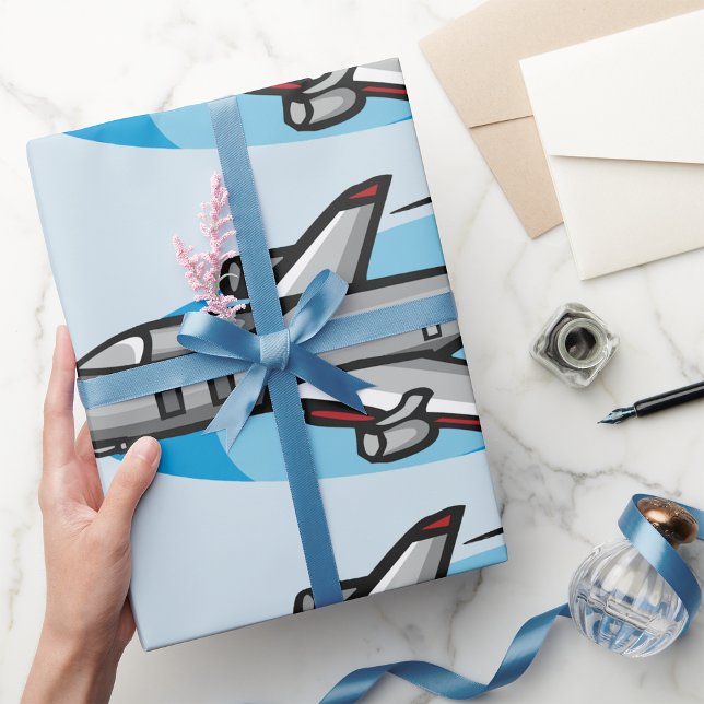 Jetplan för flygentusiaster presentpapper (Skapare uppladdad)