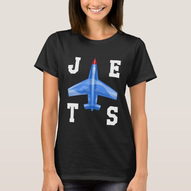 Jets Aircraft Fighter Airplane  1 T Shirt (Framsida)
