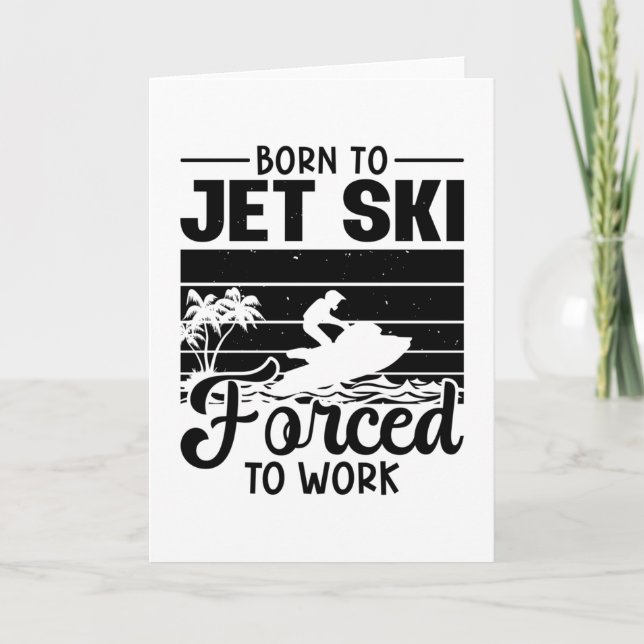 Jetski Born till Jet Ski tvingades att arbeta Jet  Kort (Framsida)