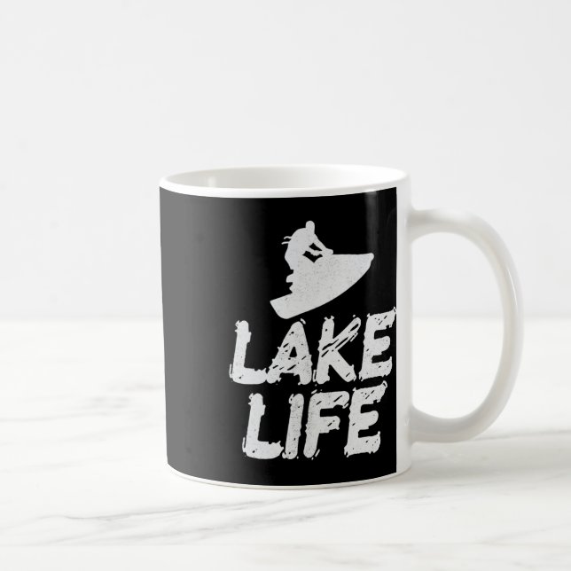 Jetski Jet Ski Skidåkning Kärlek Vattensporter Rol Kaffemugg (Höger)