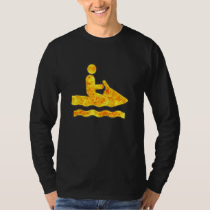 Jetski Jet Ski Surfing Fire Flames Burning T Shirt
