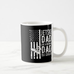 Jetski Pappa Fars Dag Pappa Jet Ski Förare Vatten Kaffemugg