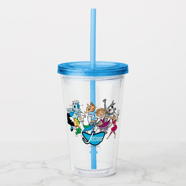 Jetsons |  Dance Party Acrylic Tumbler Take Away Mugg (Framsida)