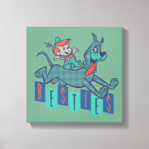 Jetsons Elroy & Astro Besties Canvastryck