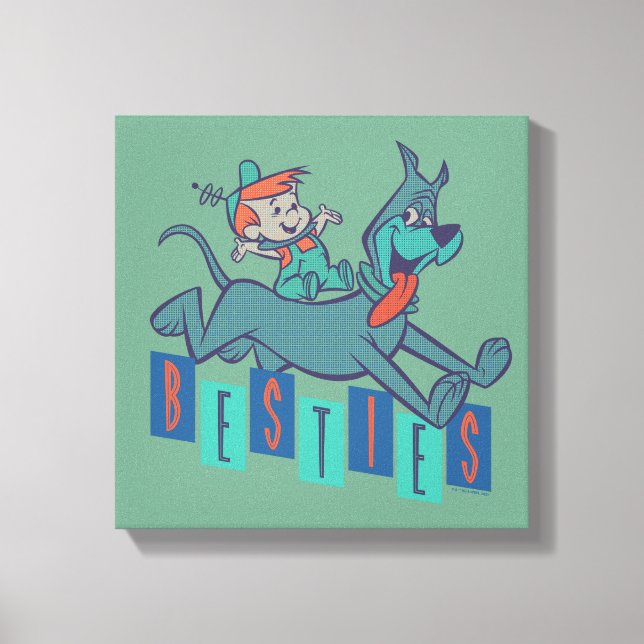 Jetsons | Elroy & Astro Besties Canvastryck (Framsida)