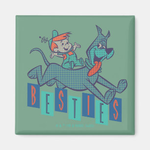 Jetsons Elroy & Astro Besties Magnet