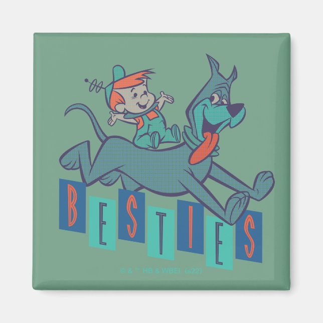 Jetsons | Elroy & Astro Besties Magnet (Framsidan)