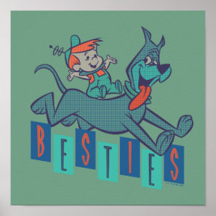 Jetsons Elroy & Astro Besties Poster