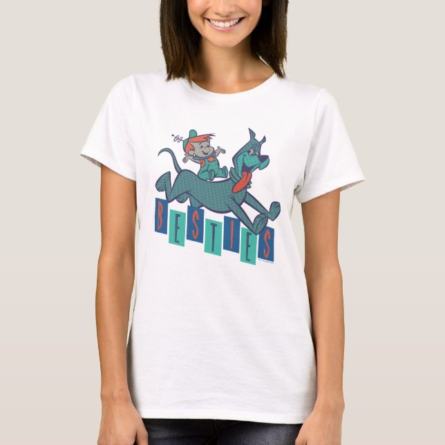 Jetsons | Elroy & Astro Besties T Shirt (Framsida)