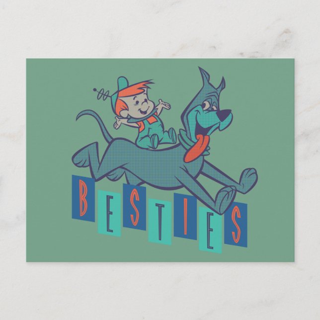 Jetsons | Elroy & Astro Besties Vykort (Framsida)