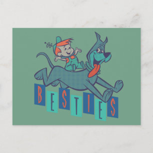 Jetsons Elroy & Astro Besties Vykort