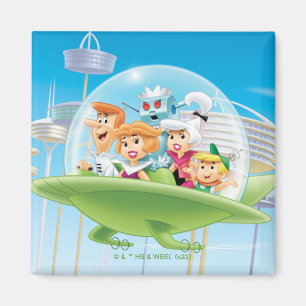 Jetsons Familjeflygbil Magnet