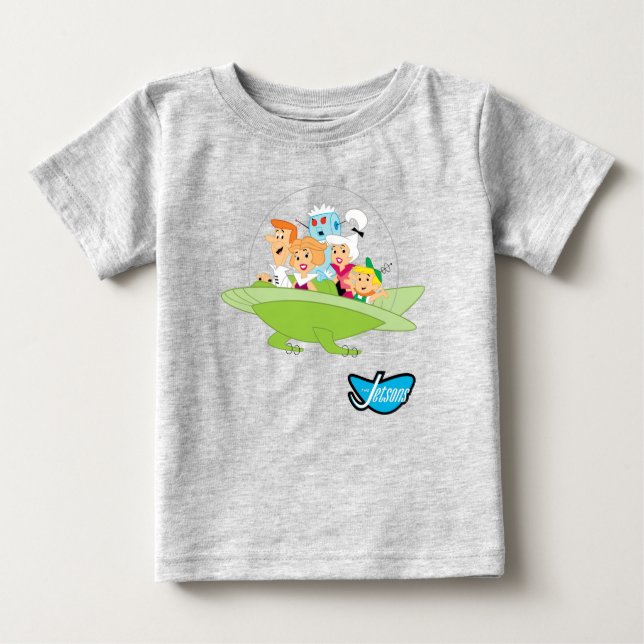 Jetsons | Familjeflygbil T Shirt (Framsida)