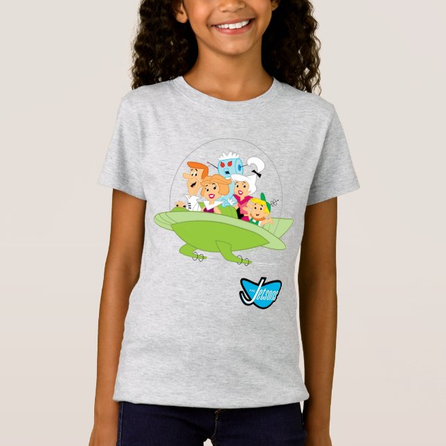 Jetsons | Familjeflygbil T Shirt (Framsida)