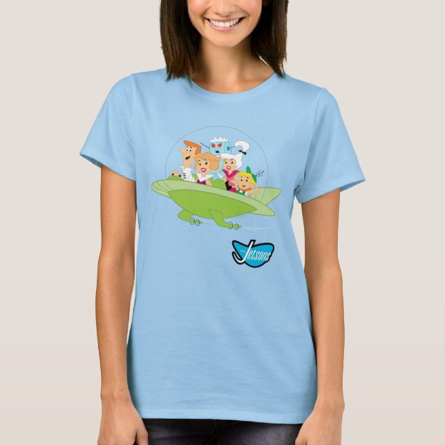 Jetsons | Familjeflygbil T Shirt (Framsida)