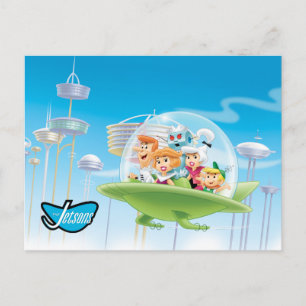 Jetsons Familjeflygbil Vykort