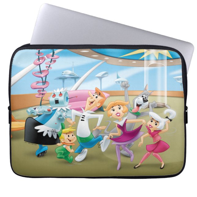 Jetsons | Family Dance Party Laptop Fodral (Framsidan)