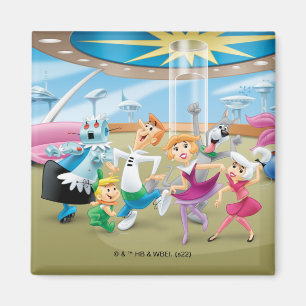 Jetsons Family Dance Party Magnet