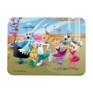Jetsons Family Dance Party Magnet