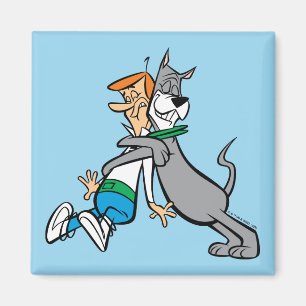 Jetsons George & Astro Hug Magnet