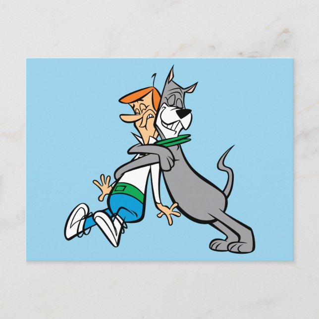 Jetsons | George & Astro Hug Vykort (Framsida)