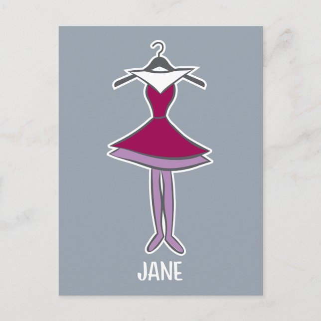 Jetsons | Jane's Dress Vykort (Framsida)