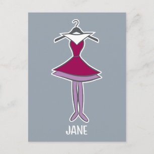Jetsons Jane's Dress Vykort