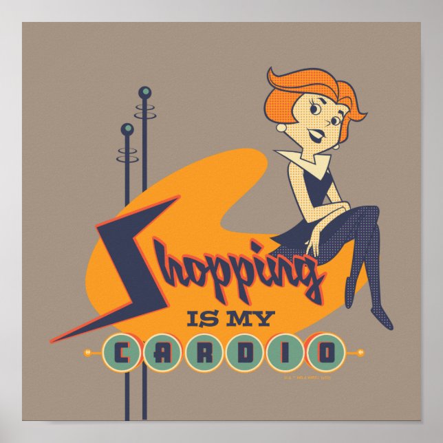 Jetsons | Köp är min terapi Poster (Framsidan)