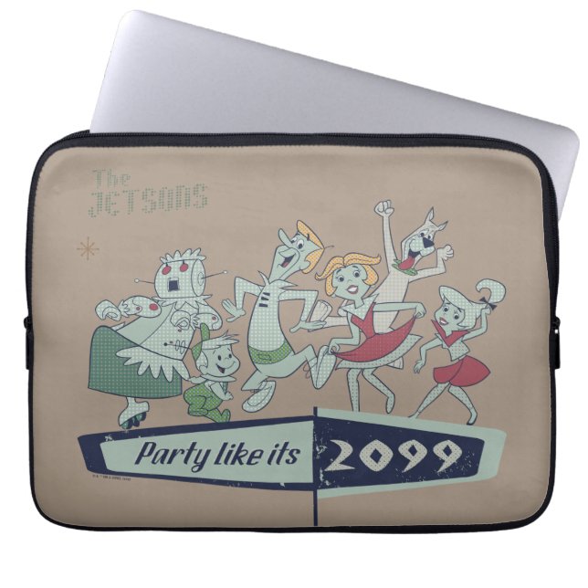Jetsons | Party som 2099 Laptop Fodral (Framsidan)