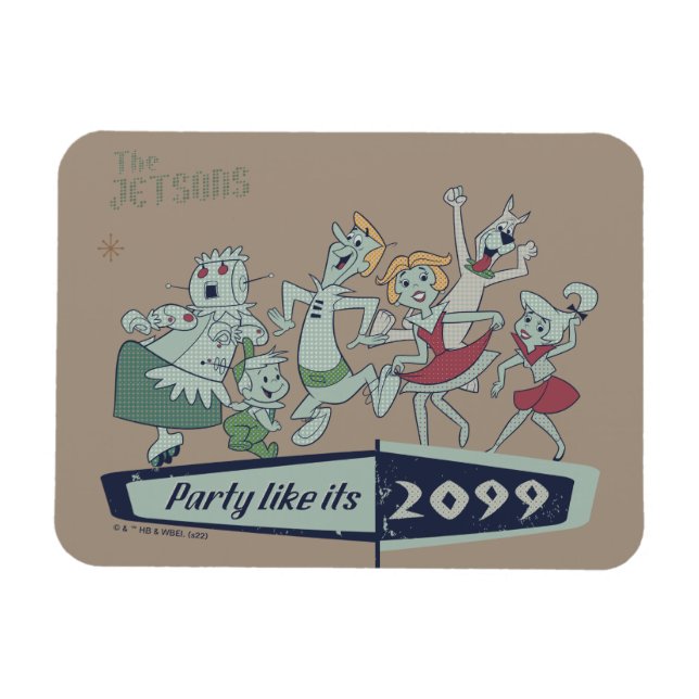 Jetsons | Party som 2099 Magnet (Horisontell)