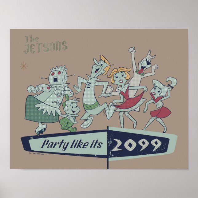 Jetsons | Party som 2099 Poster (Framsidan)