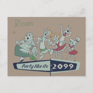 Jetsons Party som 2099 Vykort