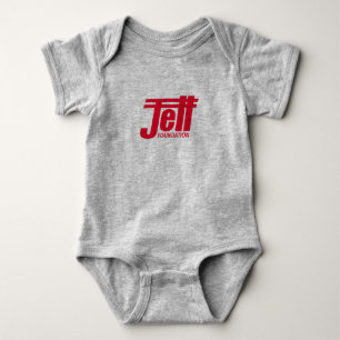 Jett fundamentbaby som är i ett stycke t-shirt