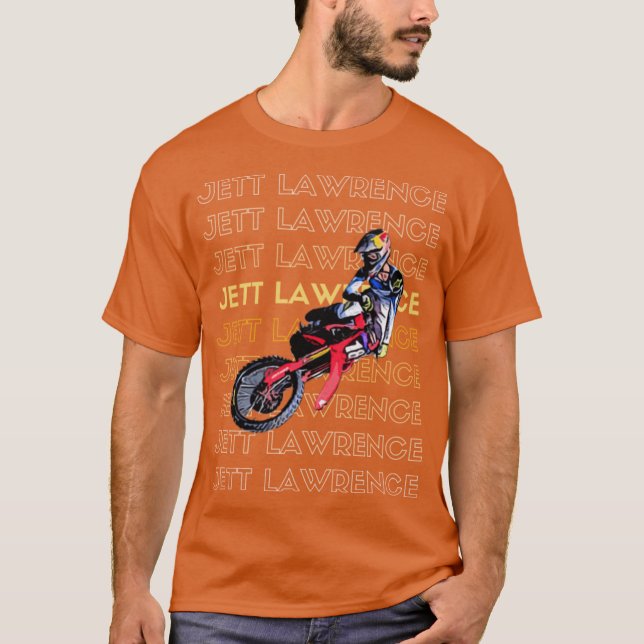 Jett Lawrence vintage T Shirt (Framsida)