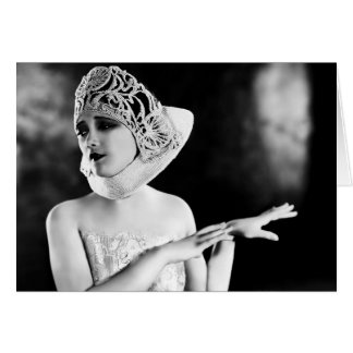 Jetta Goudal 1920 Hälsningskort