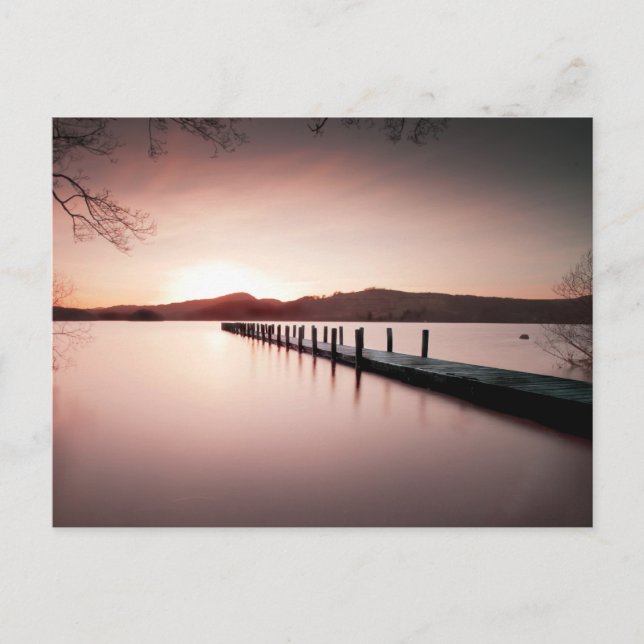 Jetty at Coniston vycard Vykort (Framsida)