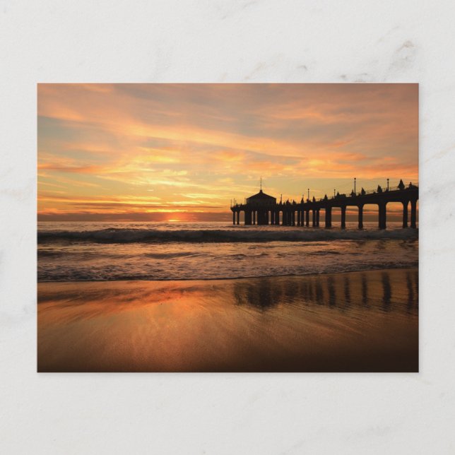 Jetty at Sunset Vykort (Framsida)